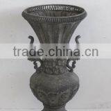 100563MC Wholesale Antique Decorative Garden Metal Flower Vase
