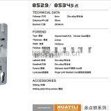 Aluminum Door / Window / Casement Multipoint Mortise Door Mortise Lock Body 8529/8534 thumbnail-1