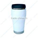 300 ml 10 oz Fake Ceramic Plastic Stainless Steel Insualted Coffee Cups thumbnail-1