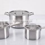 6pcs Set of Stainless Steel in Titanium Coated German Style Cookware Sets