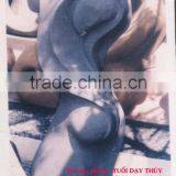 Sad Woman Statue Abstract Art Marble Hand Carving Sculpture For Garden, Home, Street, Decoration And Restaurant