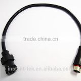 INST 10 pin DIN male and female circular cable connector