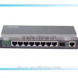 OEM Gigabit 8 Port Power Over Ethernet PoE Switch 48V thumbnail-1