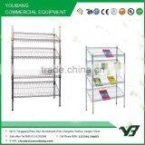 2015 Hot Sell NSF 48x14 Inch Light Duty 4 Layer Chrome Slant Shelf, Magazine Shelf (YB-WS015) thumbnail-2