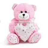 JM7728 Plush Bear, Bear With Heart, Valentine Bear Toys thumbnail-1