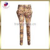 Knitted Printed Harem Pants thumbnail-1