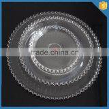 Wedding Used Wholesale Glass Beaded Charger Plate thumbnail-1