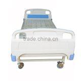 Cheap Popular ABS Bedhead 0ne Crank Manual Hospital Folding Bed thumbnail-3