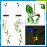 Handmade Moon and Star Electric Wind Chime With Solar Powered Led Lights thumbnail-3