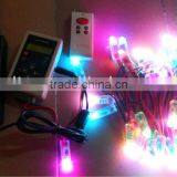 100pcs Digital Rgb Pixel Node,DC5V,WS2811IC+ WS2811 RF Controller+ 5VV7Apower Adaptor Kit