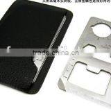 High Quality Portable Outdoor Stainless Steel Multifunction 11-in-1 Pocket Emergency Card Tool thumbnail-1