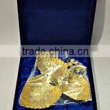 Brass Fruit, Candy & Nut Bowl Gold Plated in Gift Box thumbnail-4