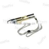 2012 TrustFire Identification Jewelry TR-Y1 CREE XR-E Yellow 139lm Jewelry Cree Led Light Flashlight/torch(1*18650)