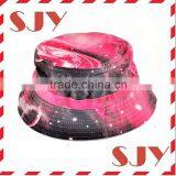 Wholesale Fisherman Custom Galaxy Printed Bucket Hat thumbnail-3