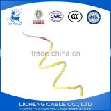 Hot sale China manufacturer Yellow House wiring copper core PVC Insulated flexible wire and cable -BVR(1mm2)