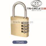 High Quality Tri-Circle Brass Digital Key Combination Lock T540 thumbnail-1