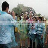 Promotion Waterproof Cheap Disposable PE Raincoat thumbnail-5