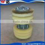 Magnetic polyurthane DISC pig, wipe off pipe impurity