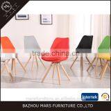Cheap Plastic Furniture Design Wooden Leg Dinning Room Chair thumbnail-3