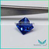 10x10mm Princess Cut Synthetic Spinel Blue Spinel Price thumbnail-3