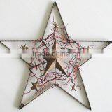 METAL Five-pointed star wall hanging,wall hook,metal hook,