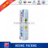 New style ivory board customized toothpaste packaging box with logo