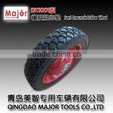 10x1.75 Semi-pneumatic Rubber Wheels for Wagons thumbnail-1