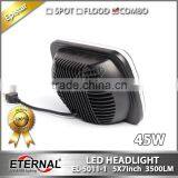 5x7in 45W High Power Sealed Beam Led Headlight Dual Beam With H4 Plug for Automotive thumbnail-4