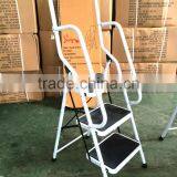 4 Step Ladder With Handrail Portable Aluminum Horizontal Ladder
