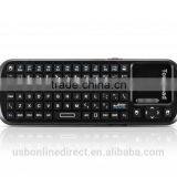 Low price mini bluetooth keyboard qwerty and touch pad wireless keyboard