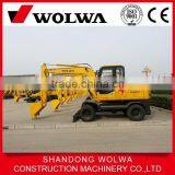 Wolwa DLS880-9A 8t Wheeled Hydraulic Excavator With Bucket thumbnail-2