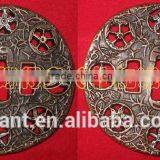 Handmade Katana Sword With Damascus Steel Blade and Iron / Casting Zinc Alloy Tsuba JL942 thumbnail-5