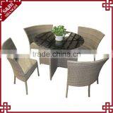 S&D Luxury Dining Seating Wicker Rattan Indoor&outdoor Furniture thumbnail-1