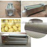 Nylon Brush Type Stainless Steel Automatic Potato Decorticator thumbnail-1