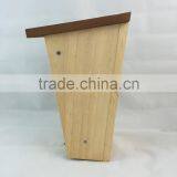 Garden Hand Painted Reclaimed Wood Decorative Bird House thumbnail-3