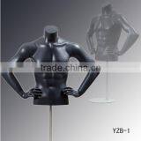 Cheap Realistic Adjustable Half Body Torso Male Mannequins on Sale thumbnail-3