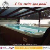 Best Acrylic Mini Pool Swimming Spa for Adults With 17" TV Powerful Air Jets