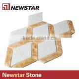 Newastar Yellow And Gold Marble Chinese Factory Cheap Price Mosaic Supplies thumbnail-6