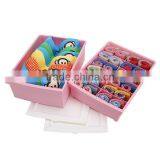 2014 New Plastic Waterproof Socks and Underwear Storage Box Sundries With Two Lids thumbnail-2
