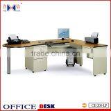 Two Person Computer Desk Steel Office Desk Table With CPU Holder Long Computer Desk thumbnail-2
