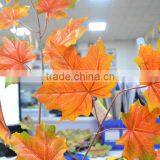 SJ071211 Garden Decorative Plastic Autumn Maple Tree Leaves for Decoration thumbnail-1