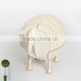 Puzzle Wood Craft Sheep Table Book Shelves Creative Animal Furniture thumbnail-1