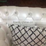 2015 Newest White Genuine Leather Sofa Designs for Living Room Furniture SF065 thumbnail-4