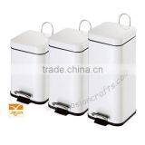 3 Litre Pedal Advertising Stainlee Steel Trash Bin Blue thumbnail-5