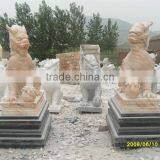Marble Standing Lion Statue For Garden / Outdoor Use thumbnail-5