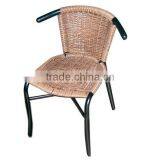Rattan Aluminum Folding Beach Chair thumbnail-1