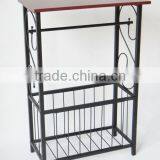 Scroll Design Metal Bathroom Table With Toilet Paper Holder thumbnail-3