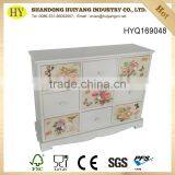 Solid Wood Furniture Living Room Cabinet With 9 Drawers thumbnail-2