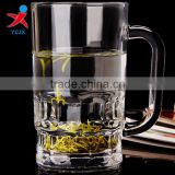 Household transparent glass with a portable water glass tea cup lemon juice drink creative ice cream cup