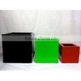 Super Durable Fiberstone Pots, Flower Polystone Planters, Outdoor Fiberglass Round Pots thumbnail-1